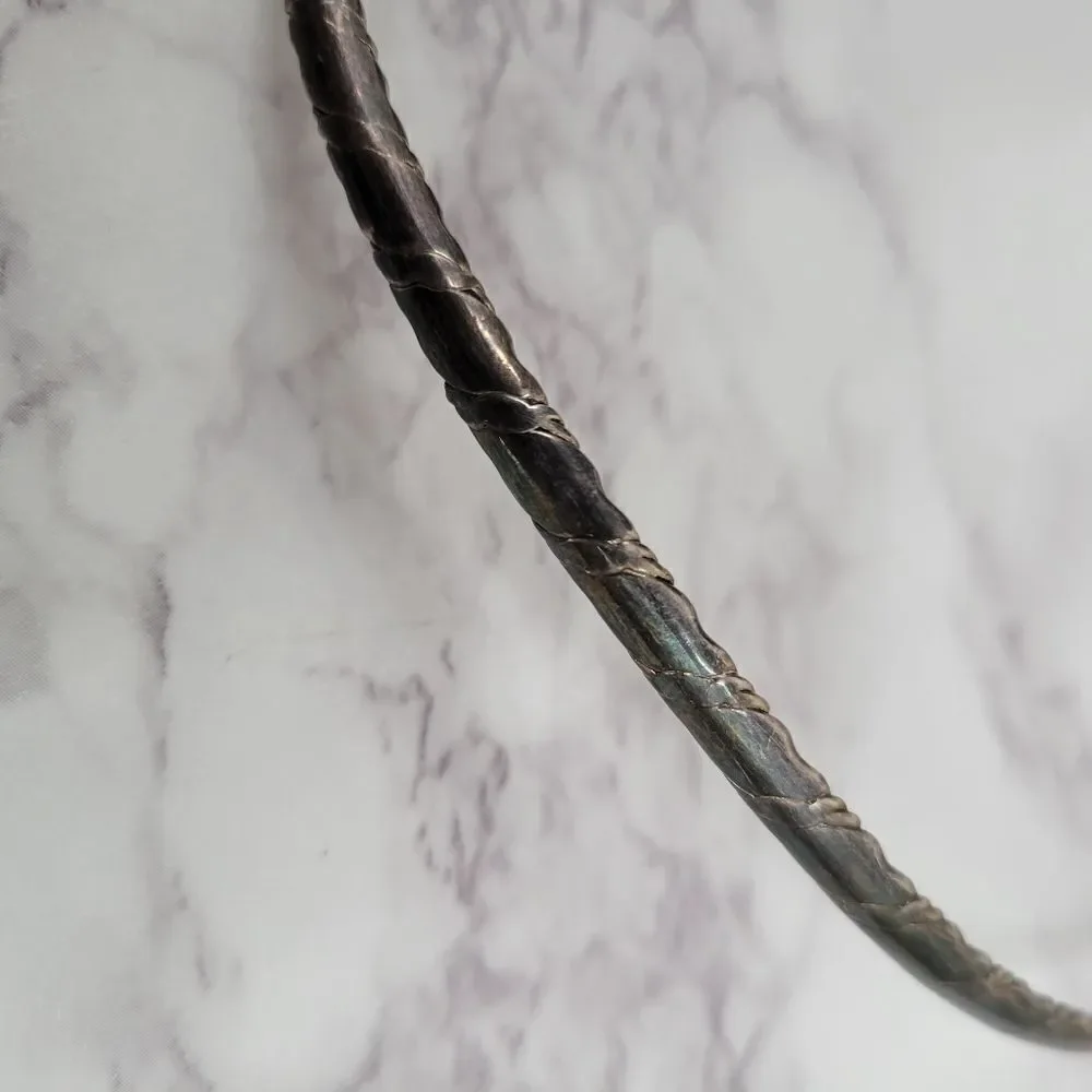 Best Vintage Silver-toned Choker Necklace